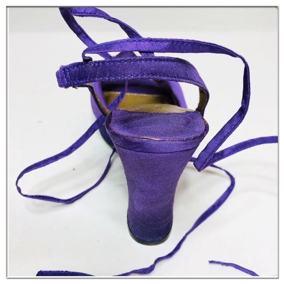 Chinese Laundry “Sweetie” Shantung Amethyst heel - Picture 5 of 8